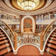 The Grand Lobby on board Queen Victoria.
Client: Cunard.
Picture date: Tuesday November 15, 2022.
Photograph by Christopher Ison ©
07544044177
chris@christopherison.com
www.christopherison.com

IMPORTANT NOTE REGARDING IMAGE LICENCING FOR THIS PHOTOGRAPH: 
Agreement title: For Cunard and third parties - Chris Ison photography
Agreement: This image is for Cunard and third parties, can be used in all markets, all channels and expires on 1 November 2027.  No sales are permitted unless expressly agreed in writing with the photographer.